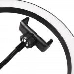 Wholesale 10 inch Selfie Ring Light with Cell Phone Holder for Live Stream, Makeup, YouTube Video, Photography TikTok, & More Compatible with Universal Phone (No Stand) (Black)